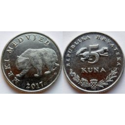 Croatia 2017 - 5 kuna, circulata