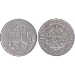 Romania 1982 - 25 bani, circulata