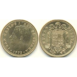 Spania 1975 - 1 peseta, circulata