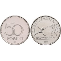 Ungaria 2019 - 50 forint, C.M. de scrima - necirculata