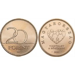 Ungaria 2020 - 20 forint - comemorativ, Omagiu eroilor de urgență