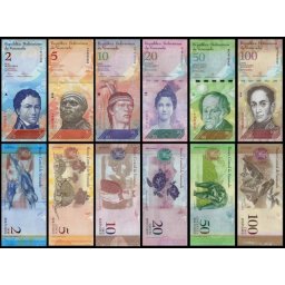 Venezuela - set 2007-2015 cu fauna, necirculata
