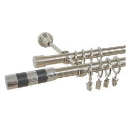 Galerie dubla CILINDRU NEGRU /19 – inox