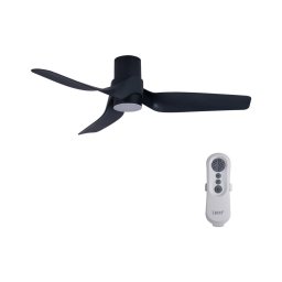 Ventilator LED dimabil Lucci air 213354 NAUTICA 1xGX53/12W/230V negru + telecomandă