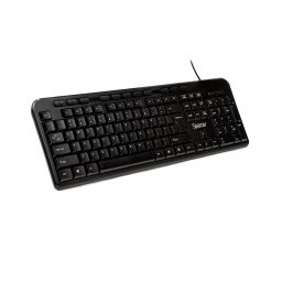 Tastatura TASTATURA SPACER USB, multimedia, 104 taste + 11 taste multimedia, anti-spill, black, "SPKB-169" 45504123 (include TV 0.8lei)