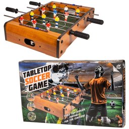 Joc fotbal de masa, din lemn rezistent cu 12 jucatori - 51 cm x 31 cm