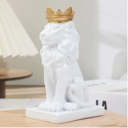 Cadou White Lion, 35 cm inaltime