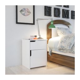 Noptieră ASRA 60x45 cm albă