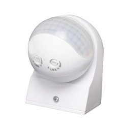 Senzor de mișcare de exterior cu infraroșu Aigostar 230V IP44 alb