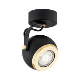 Spot KOS PLUS 1xGU10/5W/230V negru/auriu Argon 4902
