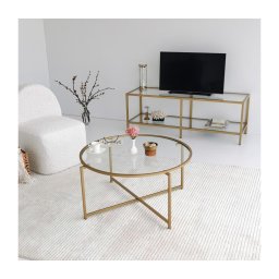 Măsuță de cafea GOLD SUN 40x83 cm aurie