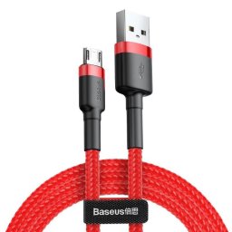 Cafule Micro USB cable 2.4A 1m (Red)