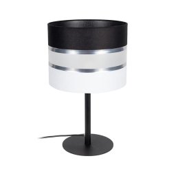 Lampă de masă CORAL 1xE27/60W/230V neagră/albă
