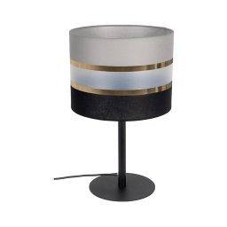 Lampă de masă CORAL 1xE27/60W/230V neagră/gri