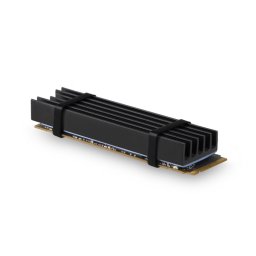 Radiator pasiv aluminiu pentru SSD M.2 - 2280 inaltime 10mm, AXAGON CLR-M2L10