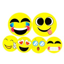 Set 6 masti cu smile face