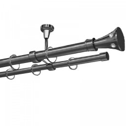 Galerie dubla tavan Carter onyx 25/16mm