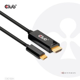 CLUB 3D HDMI to USB Type-C 4K60Hz Active Cable M/M 1.8m/6 ft