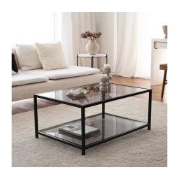 Măsuță de cafea ASTROSEHPA 40x90 cm neagră