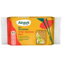 Paine cu chia si quinoa bio 250g Alnavit
