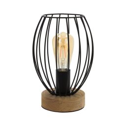 Spot-Light DO84449174 - Lampă de birou GUNNAR 1xE27/25W/230V, stejar