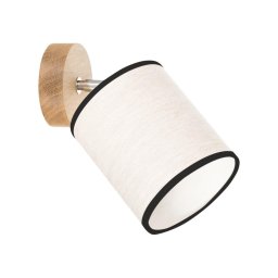 Spot-Light 66791174 - Aplică de perete cu spot BOHO, 1xE27/25W/230V, stejar
