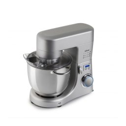 Mixer cu bol de 10 L din inox, 1800 W, carcasă aluminiu, 3 kg aluat, 10 viteze, timer, MB-1800-10 L, argintiu