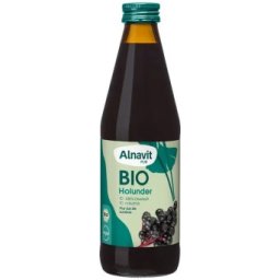 Suc de fructe de soc bio 330ml Alnavit