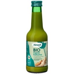 Suc de ghimbir si turmeric bio 200ml Alnavit