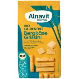 Grisine cu branza bio 100g Alnavit