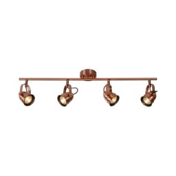 Lucide 77974/20/17 - Spot LED CIGAL 4xGU10/5W/230V de cupru