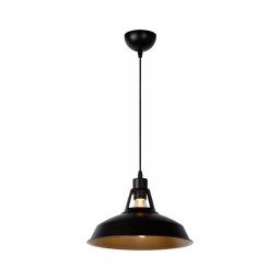 Lucide 43401/31/30 - Lampa suspendata BRASSY-BIS 1xE27/60W/230V negru