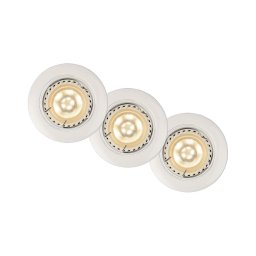 Lucide 11001/15/31 - SET 3x Lampa incastrata LED FOCUS 1xGU10/5W/230V alba