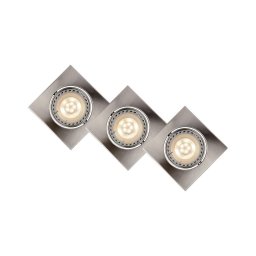 Lucide 11002/15/12 - SET 3x Lampa incastrata LED FOCUS 1xGU10/5W/230V crom
