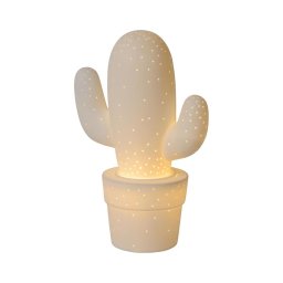 Lucide 13513/01/31 - Lampa de masa CACTUS 1xE14/40W/230V alba