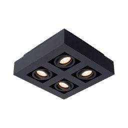 Spot LED Lucide 09119/21/30 XIRAX 4xGU10/5W/230V negru