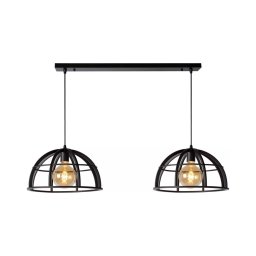 Lucide 76464/02/30 - Lustră pe cablu DIKRA 2xE27/60W/230V