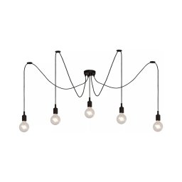 Lustră pe cablu Lucide 08408/05/30 FIX MULTIPLE 5xE27/60W/230V