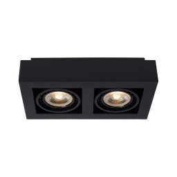 Spot LED dimabil Lucide 09120/24/30 ZEFIX 2×GU10/12W/230V negru
