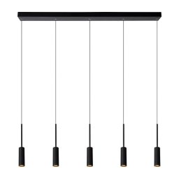 Lustră pe cablu Lucide 24401/35/30 TUBULE 5×LED/7W/30V