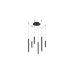 Lustră LED dimabilă pe cablu Lucide 74403/06/30 LORENZ 6xLED/4W/230V negru