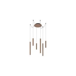 Lustră LED dimabilă pe cablu Lucide 74403/06/97 LORENZ 6xLED/4W/230V cupru