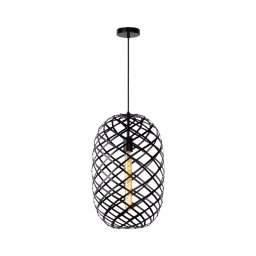 Lustră pe cablu WOLFRAM 1xE27/60W/230V neagră Lucide 21417/32/30