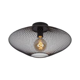 Plafonieră MESH 1xE27/40W/230V neagră Lucide 21123/45/30
