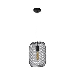 Lustră pe cablu MESH 1xE27/60W/230V neagră Lucide 78392/01/30