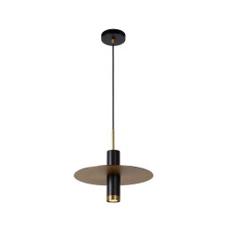 Lustră pe cablu SELIN 1xGU10/35W/230V neagră Lucide 03322/01/30