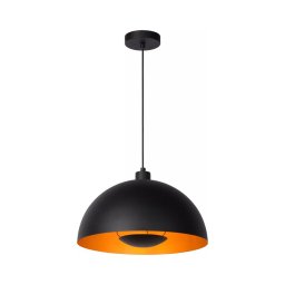 Lustră pe cablu SIEMON 1xE27/40W/230V neagră Lucide 45496/01/30