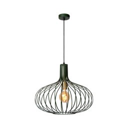 Lustră pe cablu MANUELA 1xE27/60W/230V d. 50 cm verde Lucide 78374/50/33