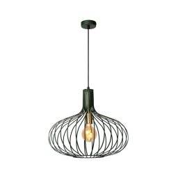 Lustră pe cablu MANUELA 1xE27/60W/230V d. 65 cm verde Lucide 78374/65/33