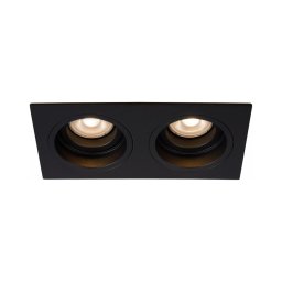 Spot EMBED 2xGU10/50W/230V negru Lucide 22959/02/30